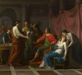 Vergilius leest de Aeneis voor aan Augustus en Octavia